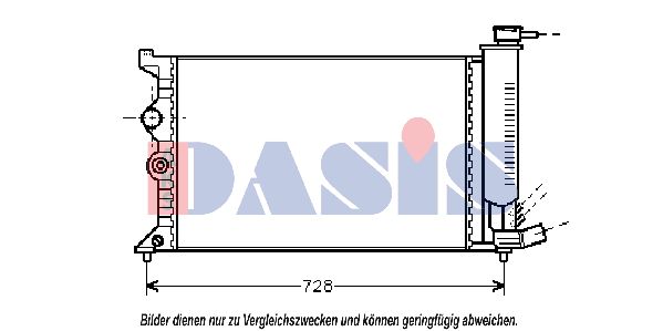 AKS DASIS Radiaator,mootorijahutus 060170N